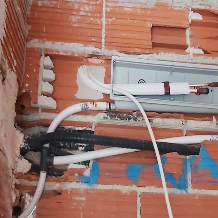 Instalación en pared